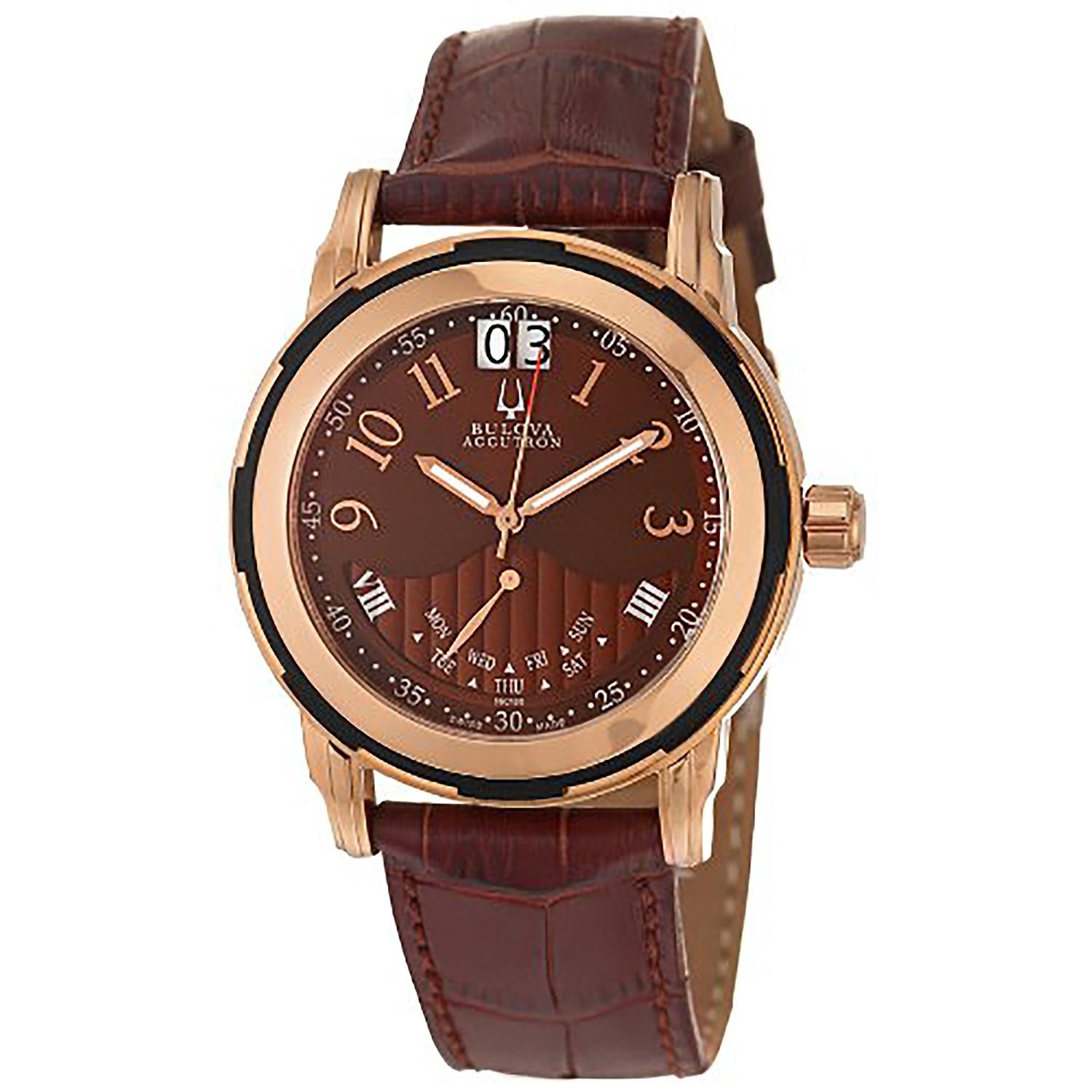 bulova accutron rose gold