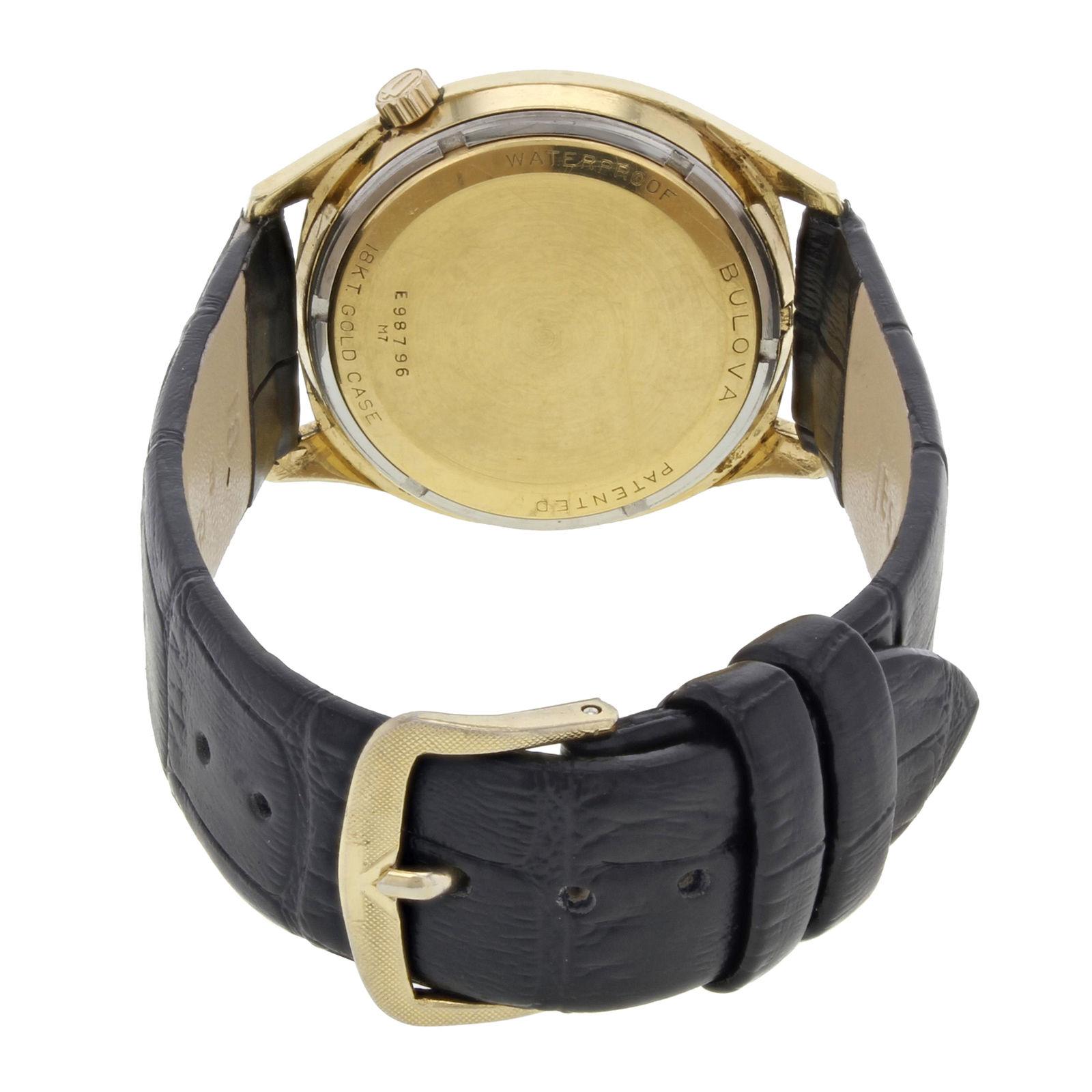 bulova accutron 14k gold watch value
