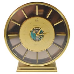 Vintage Bulova Accutron Spaceview Desk Clock