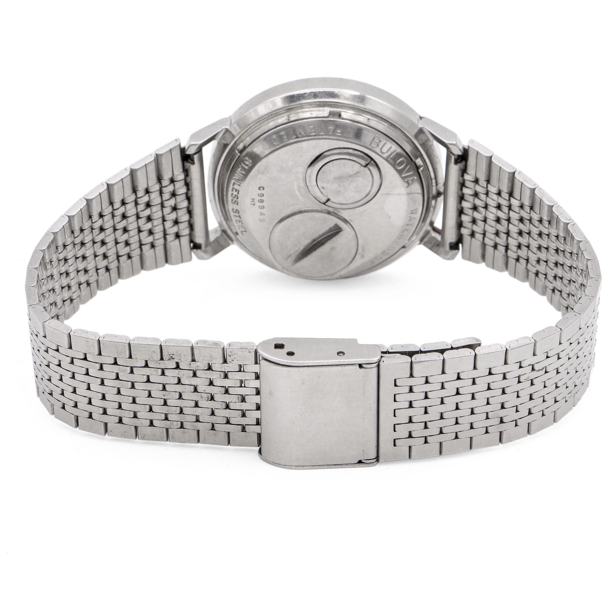 Orologio da uomo Bulova Accutron Spaceview in acciaio inossidabile in vendita 1