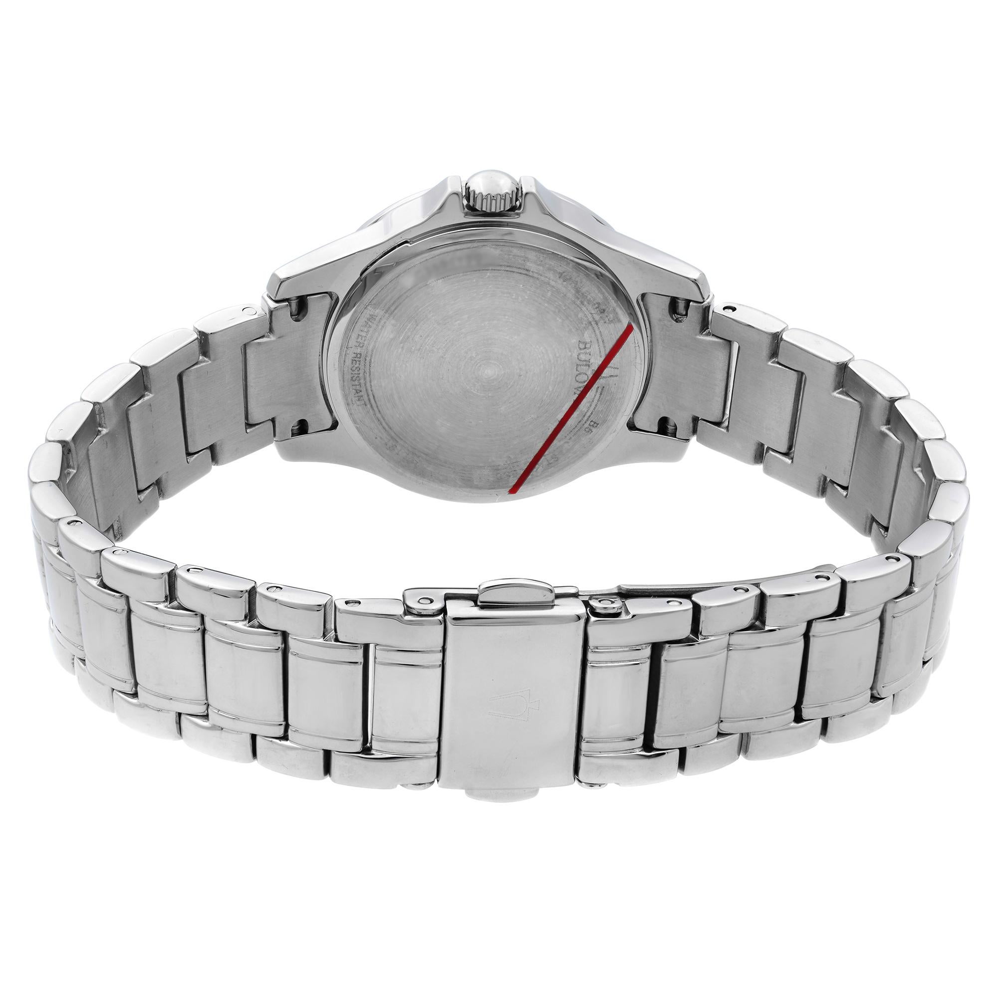 bulova women's crystal watch