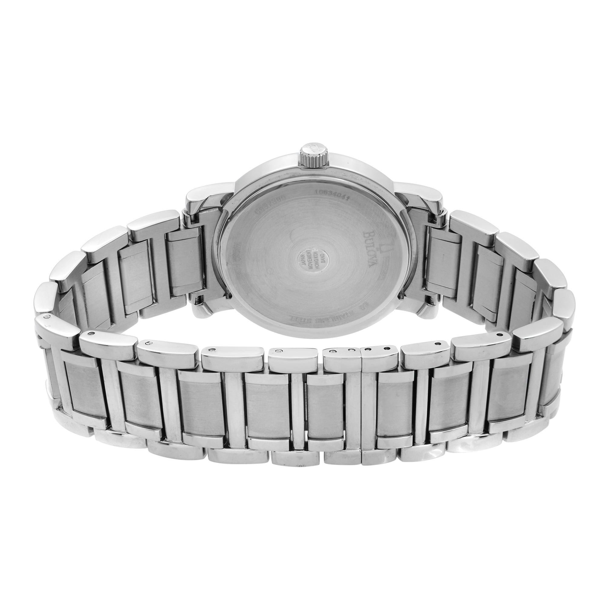 bulova black diamond watch