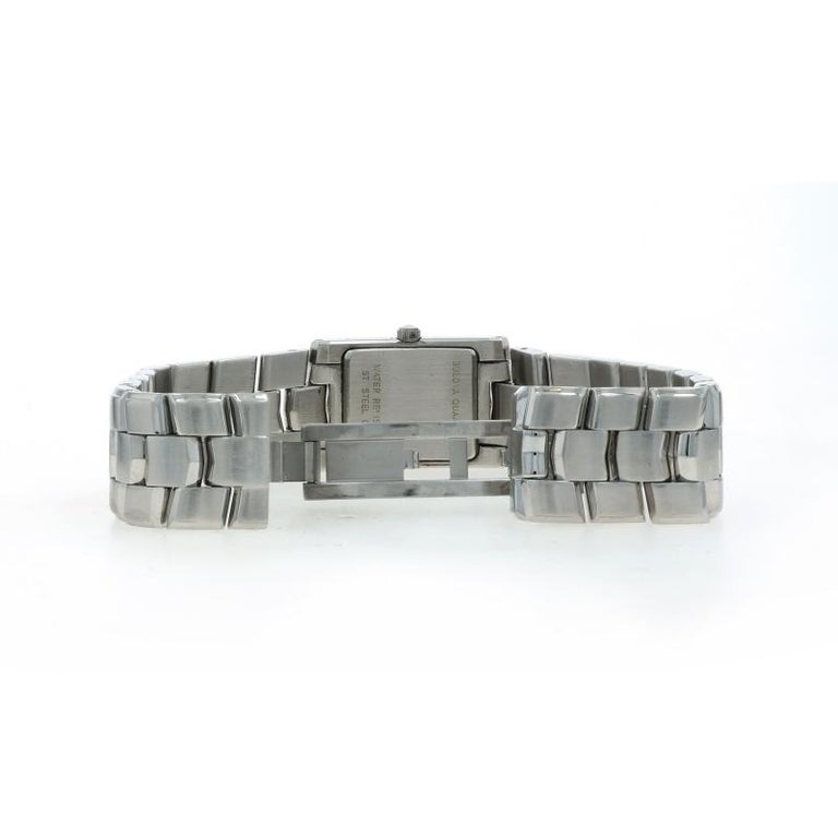 Bulova Diamond Ladies Watch - Stainless Steel Quartz 96L38 