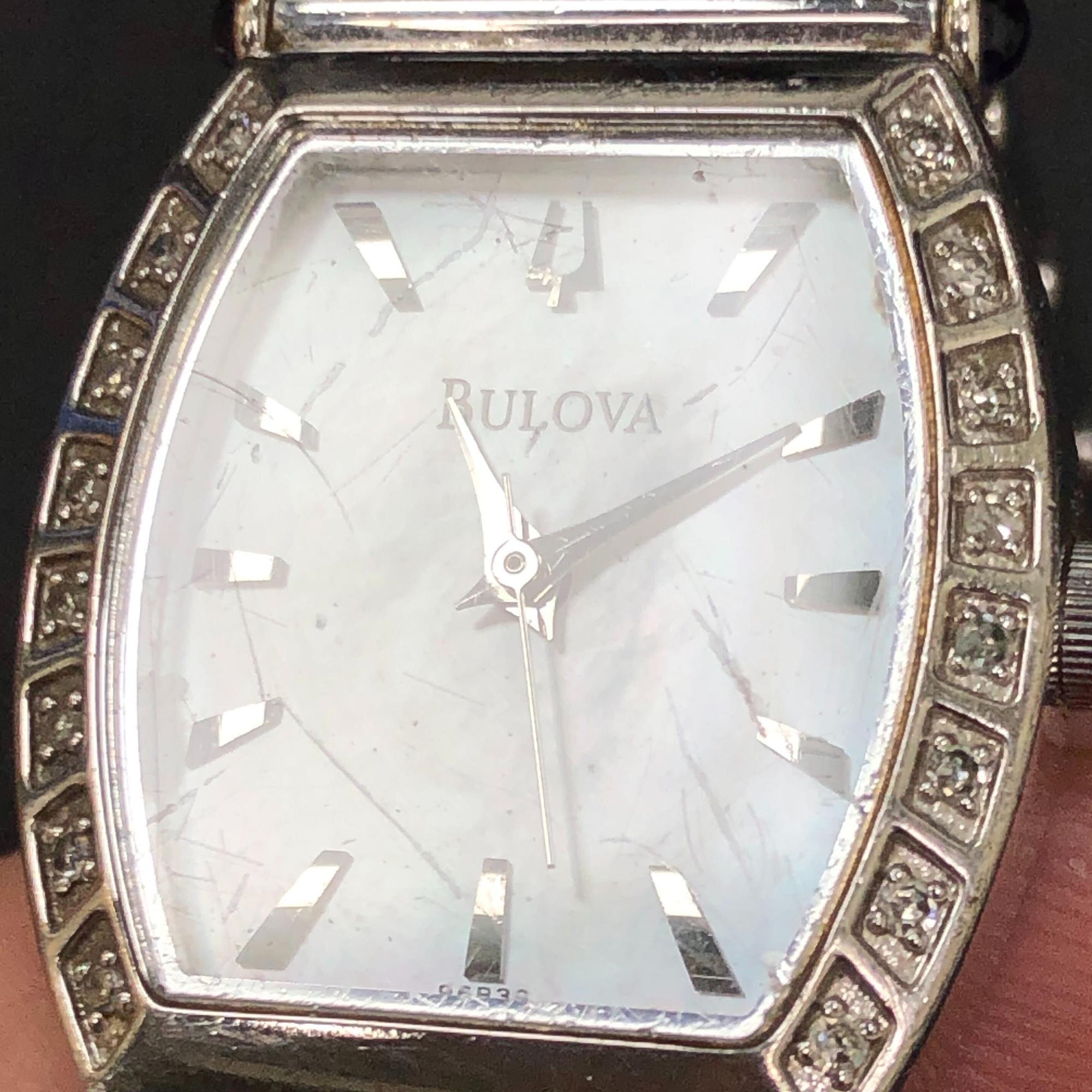 bulova diamond quartz watch