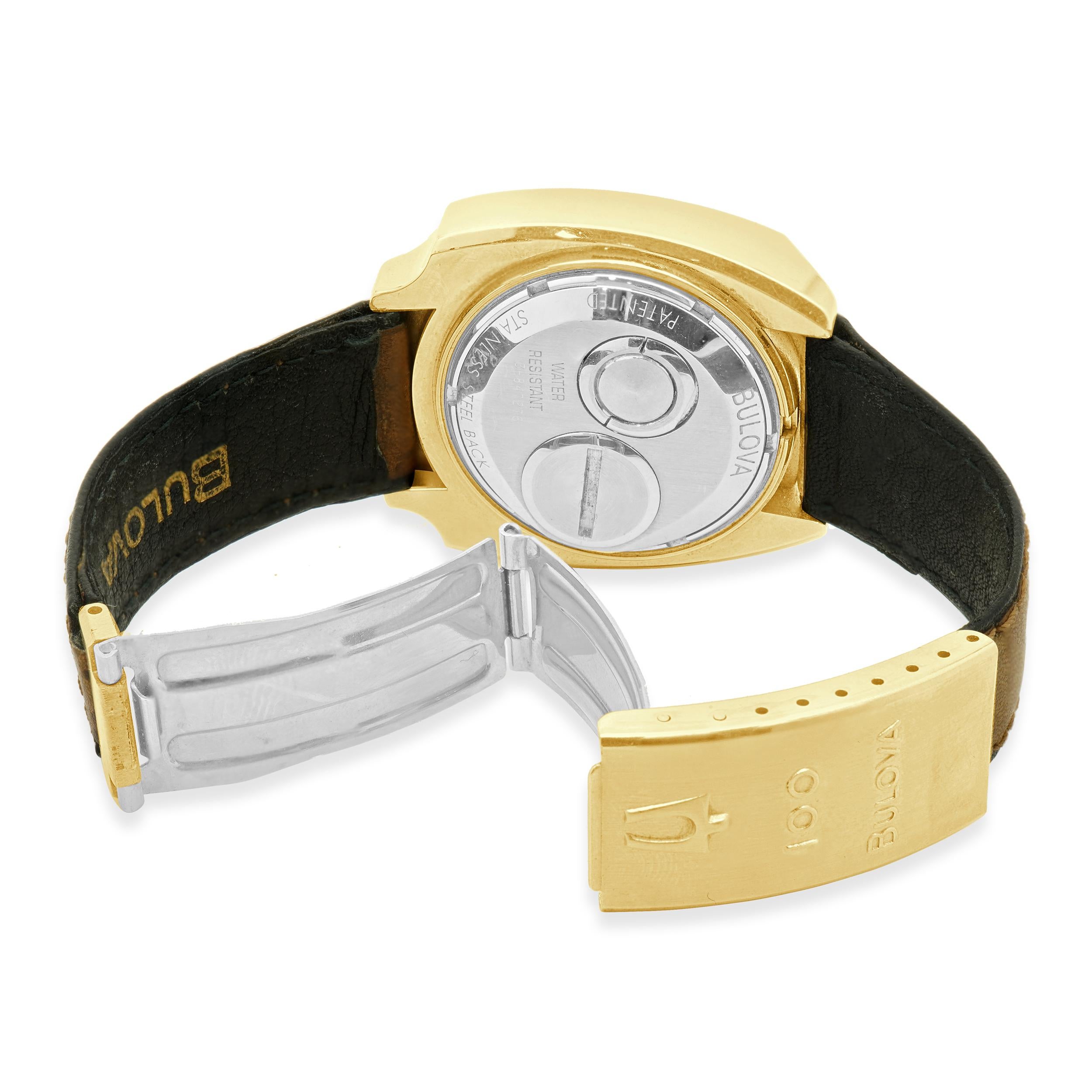 Femenino o masculino Bulova Oro Accutron Spaceview 100 Aniversario en venta