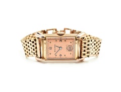 Bulova Rose Gold Devil's Horn manual wind Wristwatch