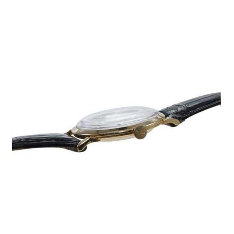 Bulova Solid 14Kt. Gold Dress Style Watch from 1960's 2