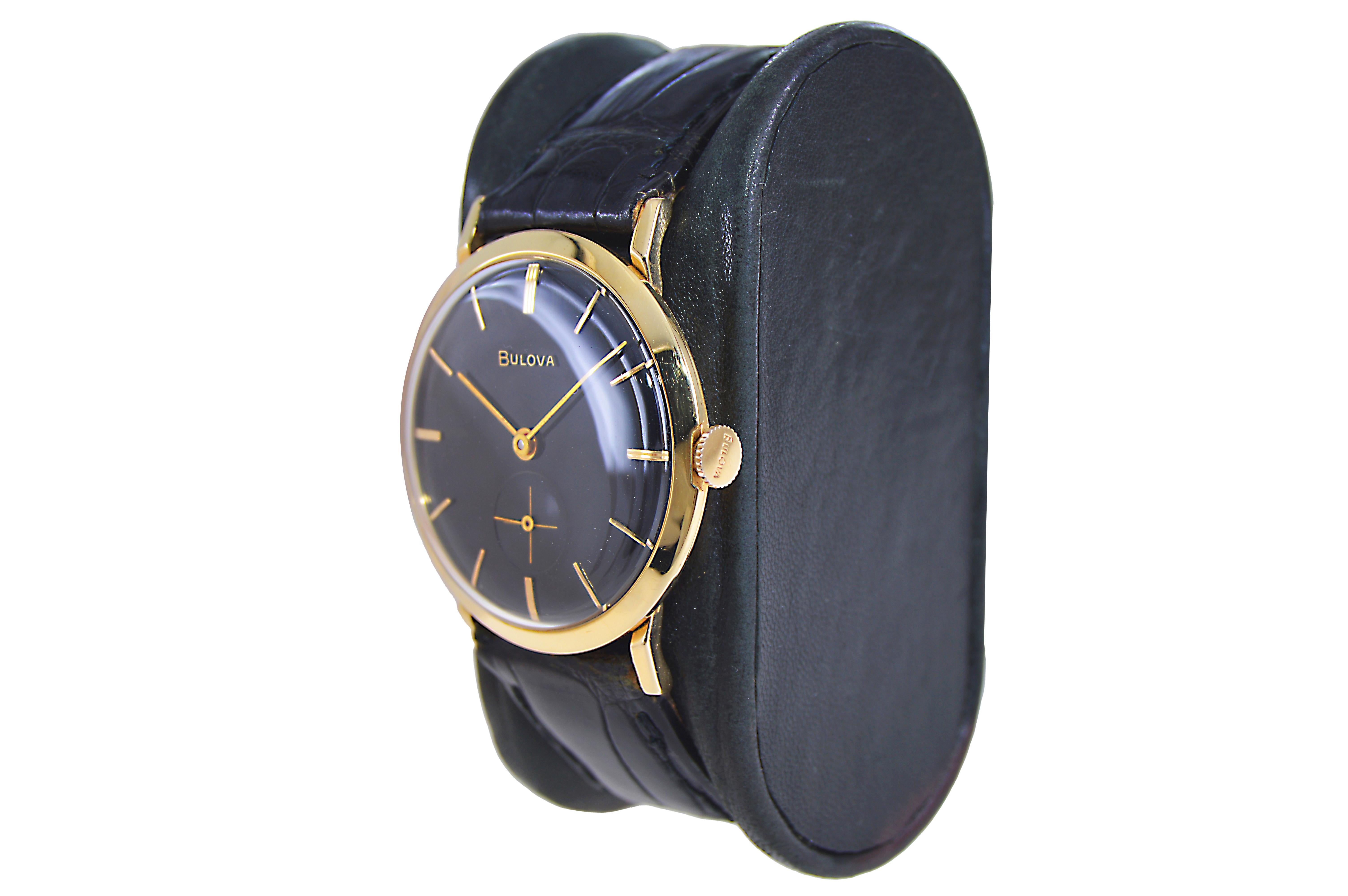 bulova president watch vintage