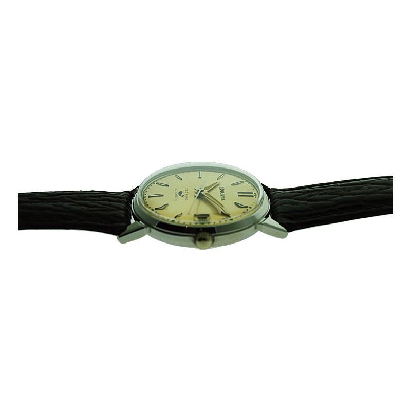 Bulova Stainless Steel Sea King Automatic Watch, circa 1960's 4