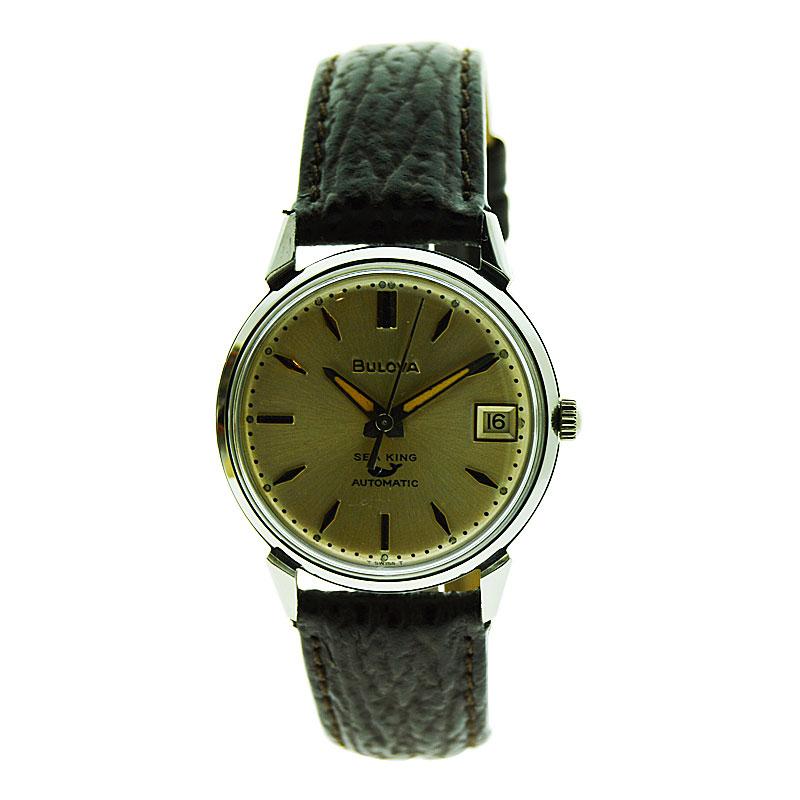 bulova sea king automatic vintage