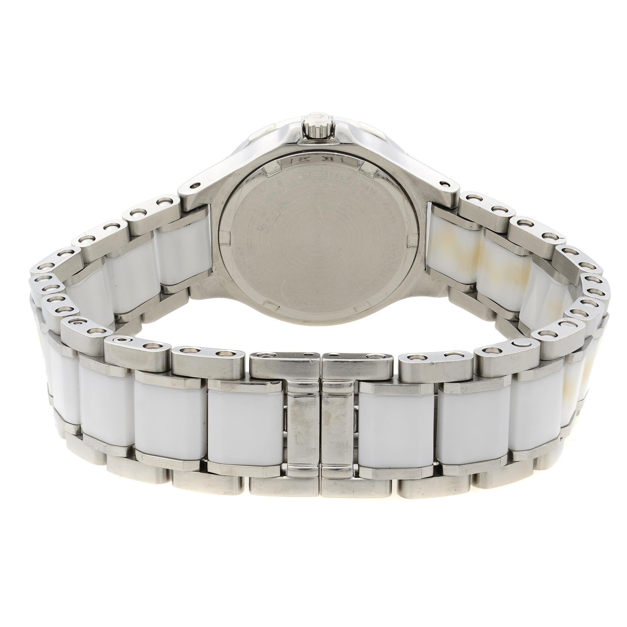 bulova white ceramic watch