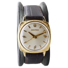 Bulova Gelbgold gefüllte Accutron Uhr aus den 1960er Jahren