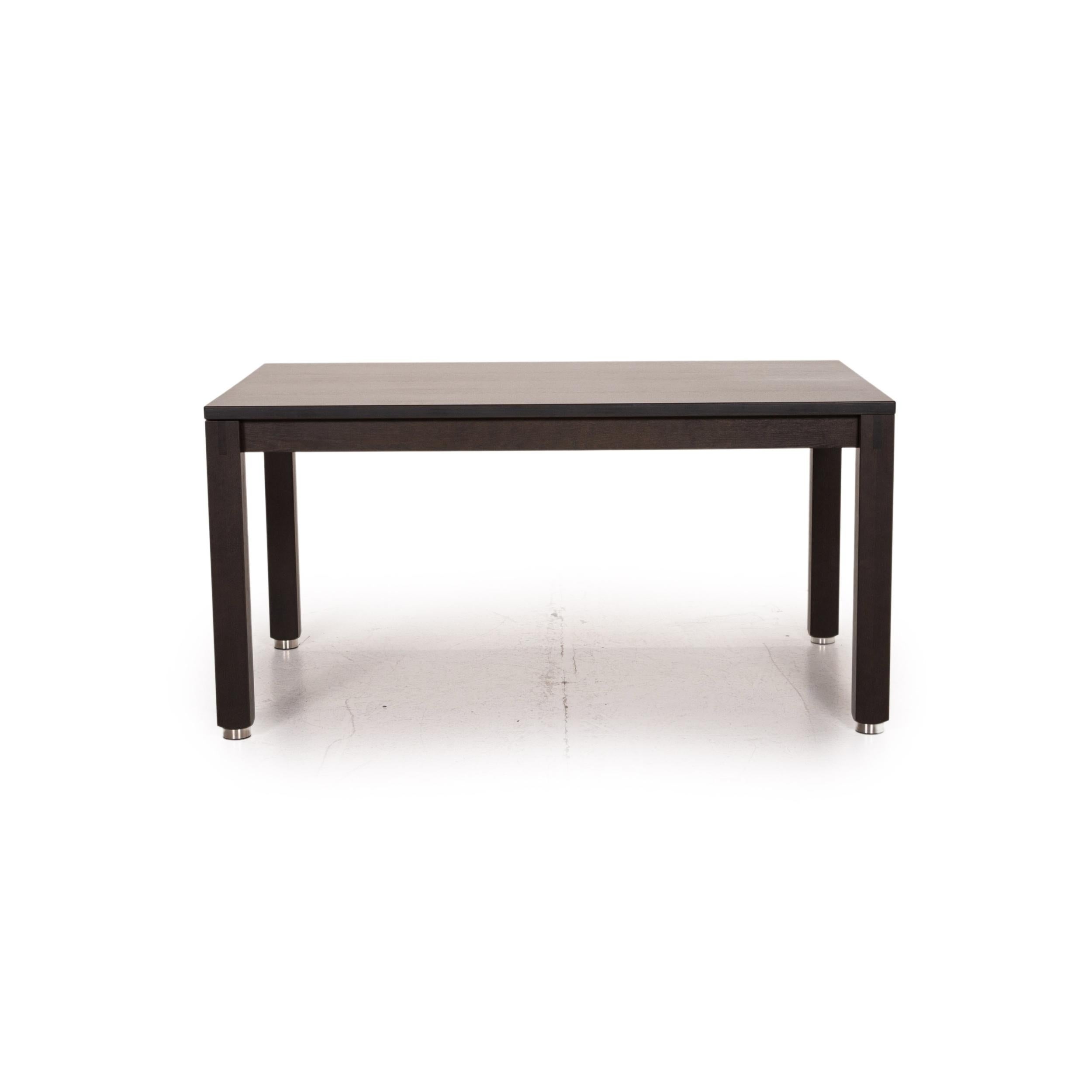 Bulthaup Corpus Nemus Ensemble de salle à manger brun foncé 1x table à manger 2x chaise table en vente 8