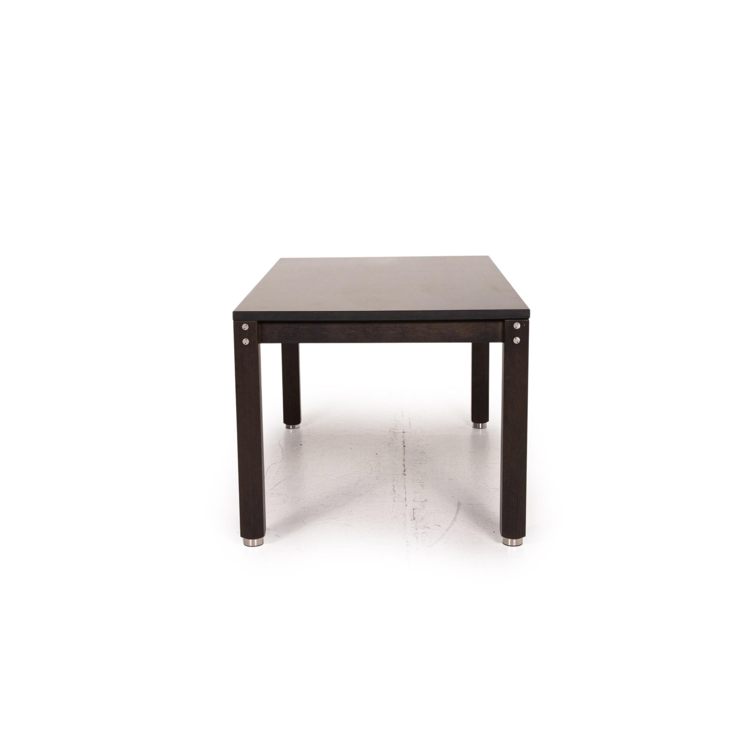 Bulthaup Corpus Nemus Ensemble de salle à manger brun foncé 1x table à manger 2x chaise table en vente 9