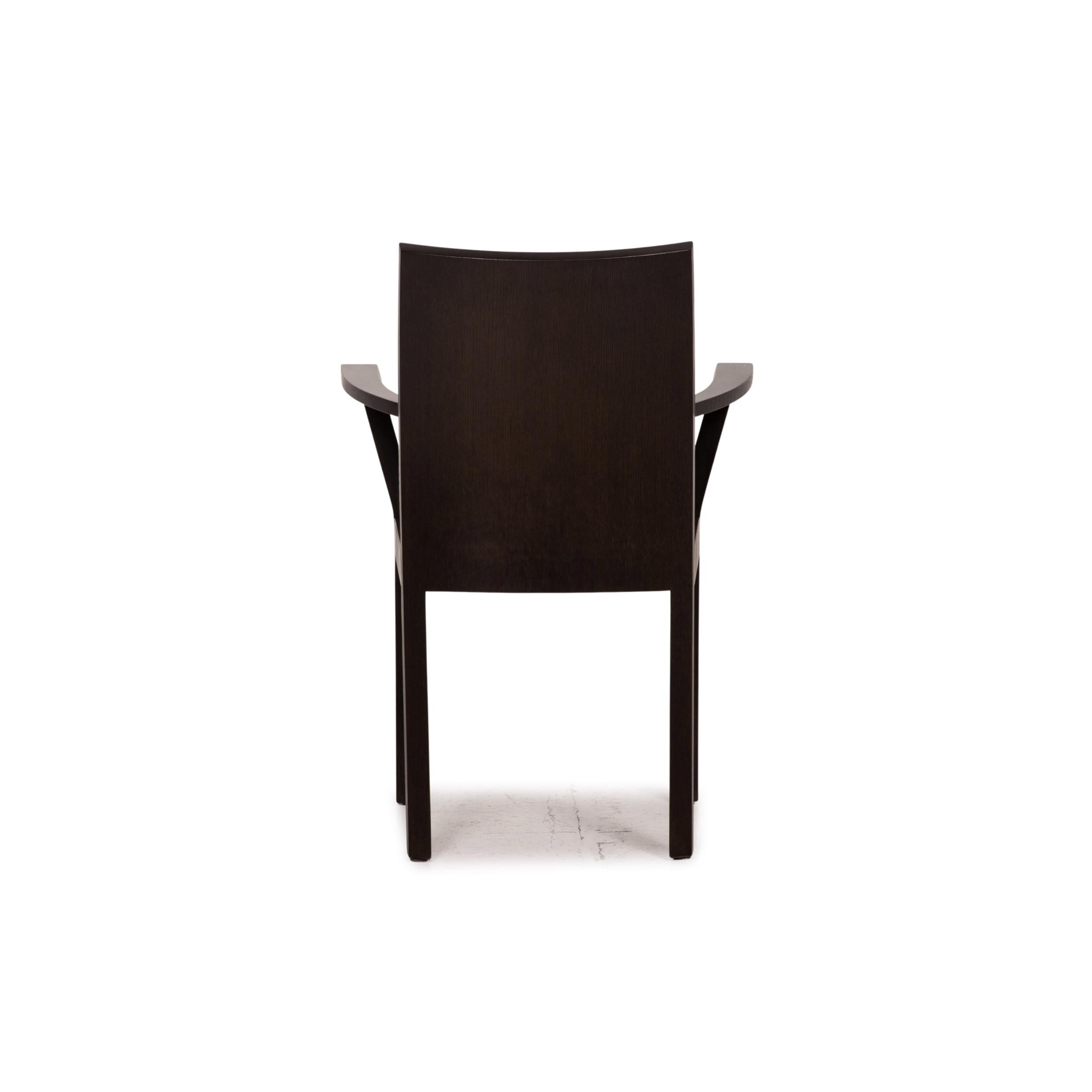 Bulthaup Nemus Wood Chair Dark Brown Brown For Sale 3