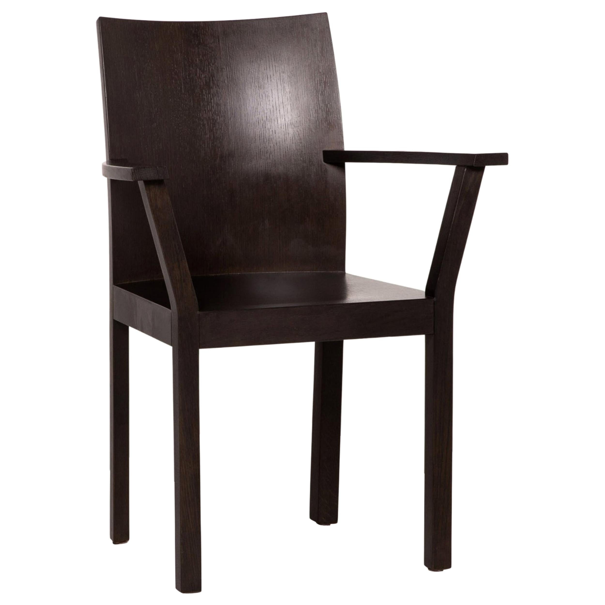 Bulthaup Nemus Wood Chair Dark Brown Brown For Sale