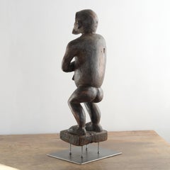 Bulu Tribe Carved Wooden Monkey, African Animal, Tribal Art, Early 20th Century