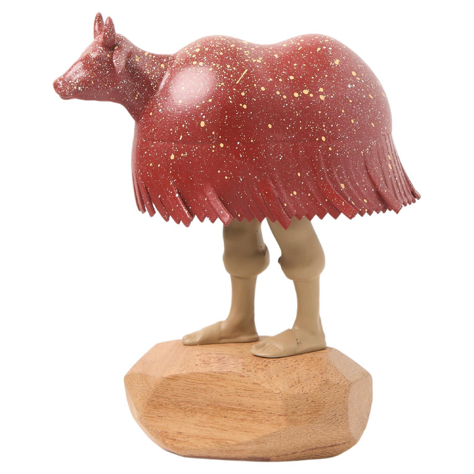 Bumba Meu Boi Series, Resin Folklore Sculpture N1 with Wooden Base