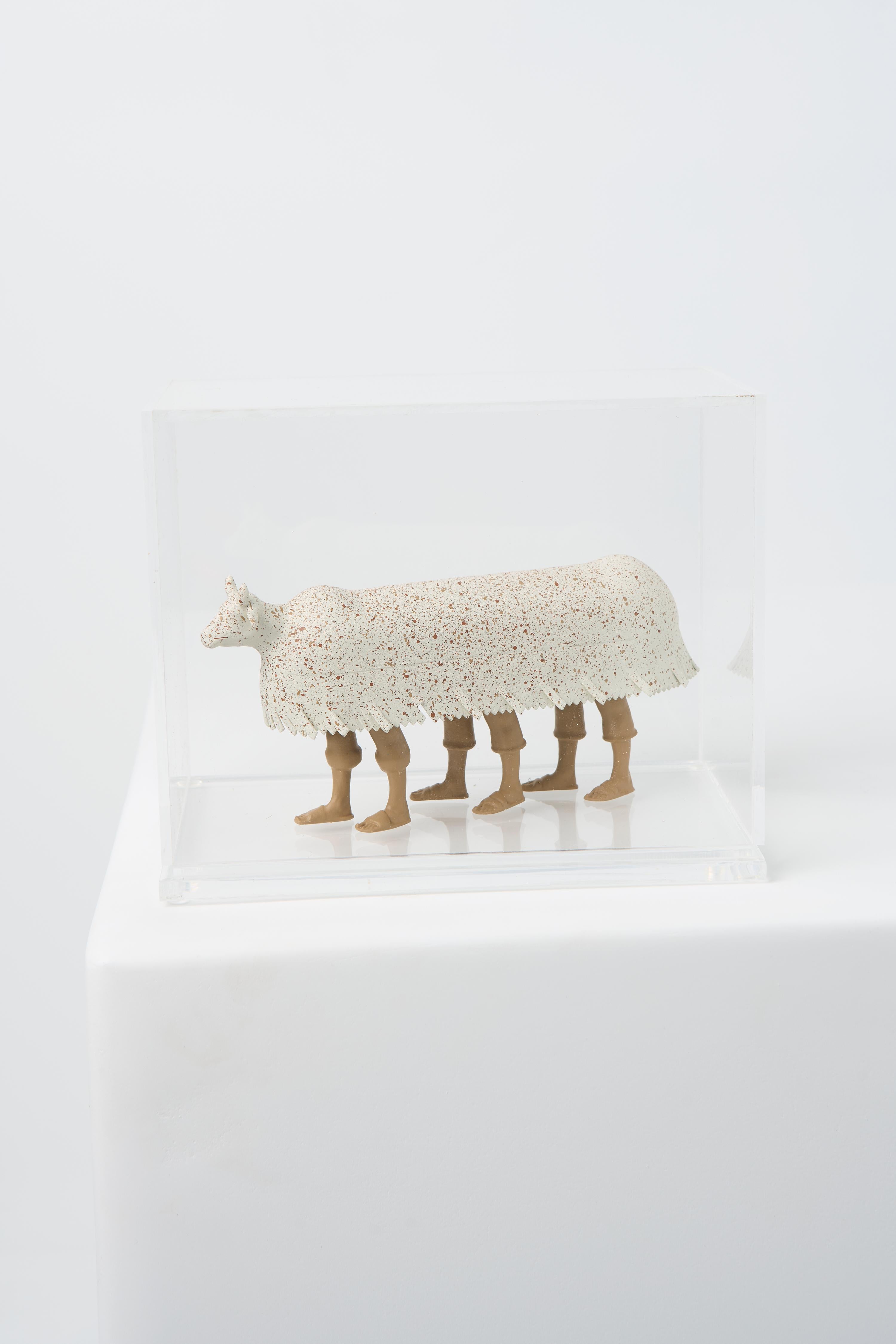 Serie Bumba Meu Boi, Escultura Folclórica Larga de Resina en Acrílico en venta 3
