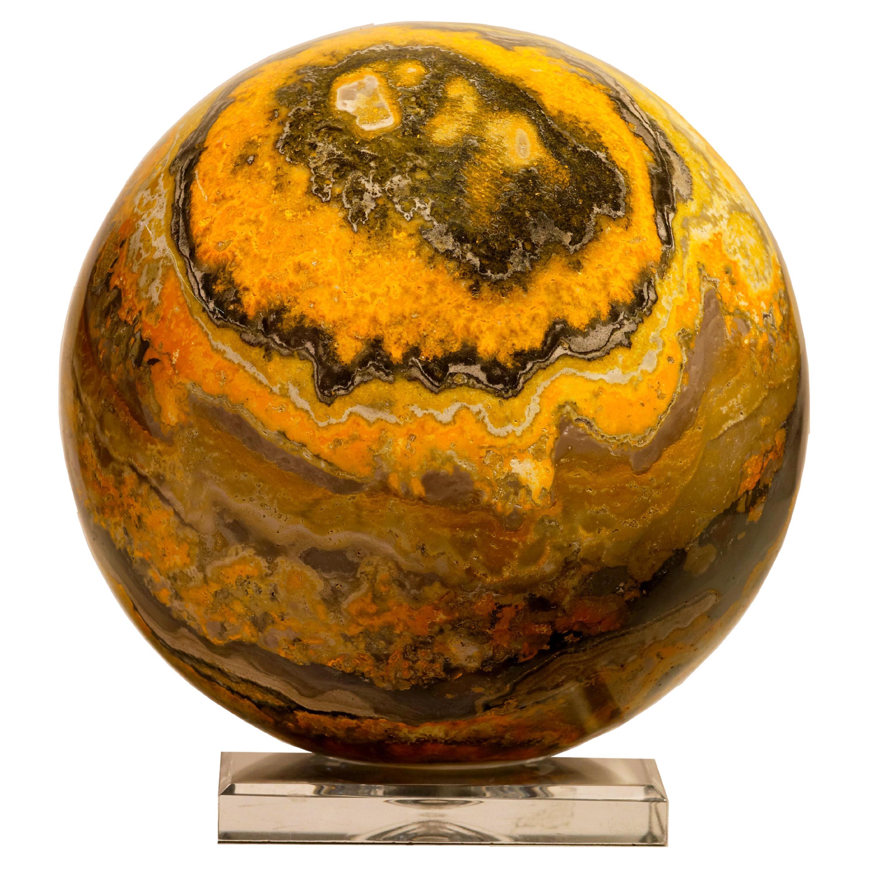 Large sphere of Bumblebee Jasper stone , Indonesia For Sale