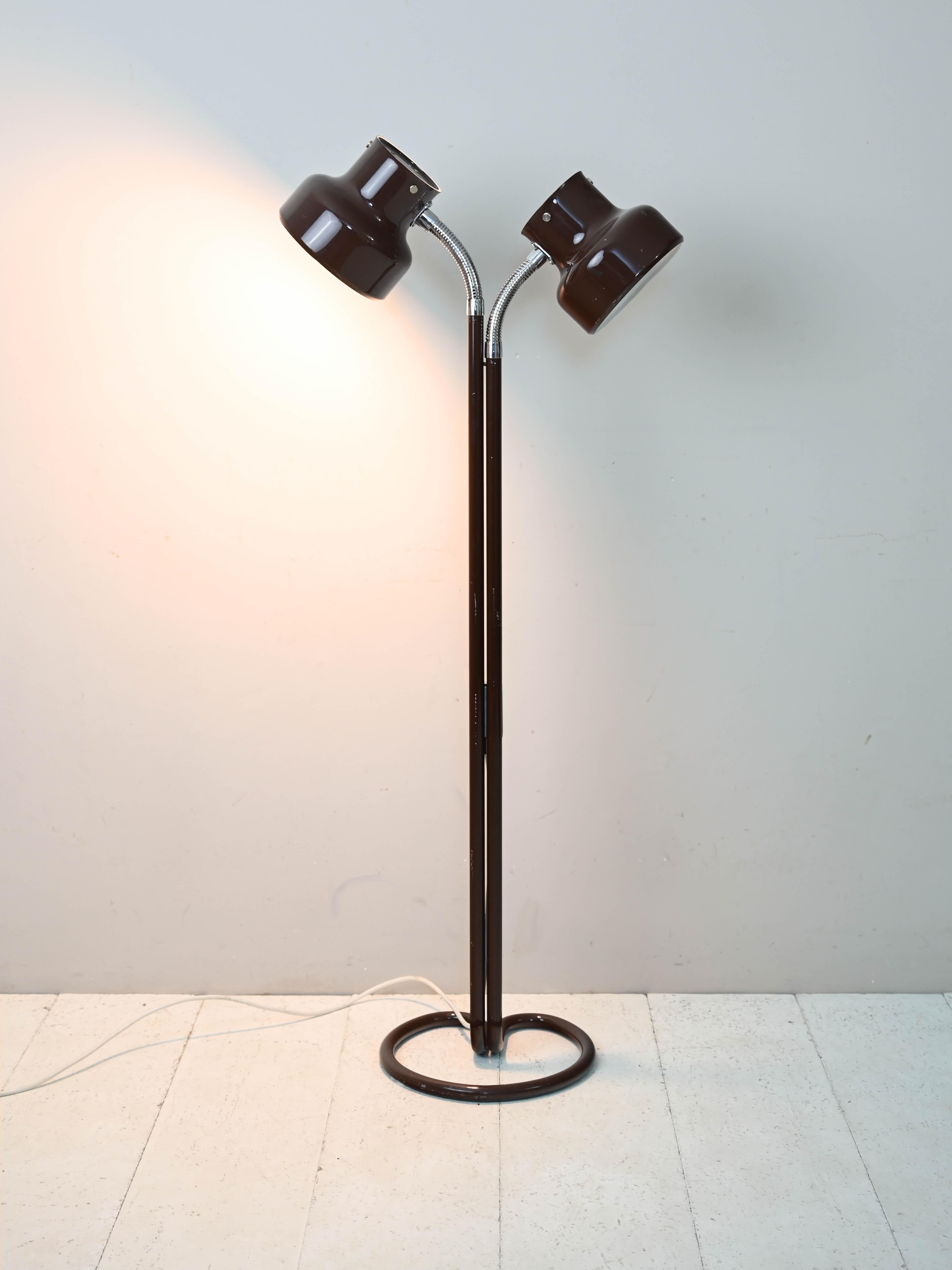 Scandinavian Modern Bumbling Lamp by Anders Pehrson with Double Shade