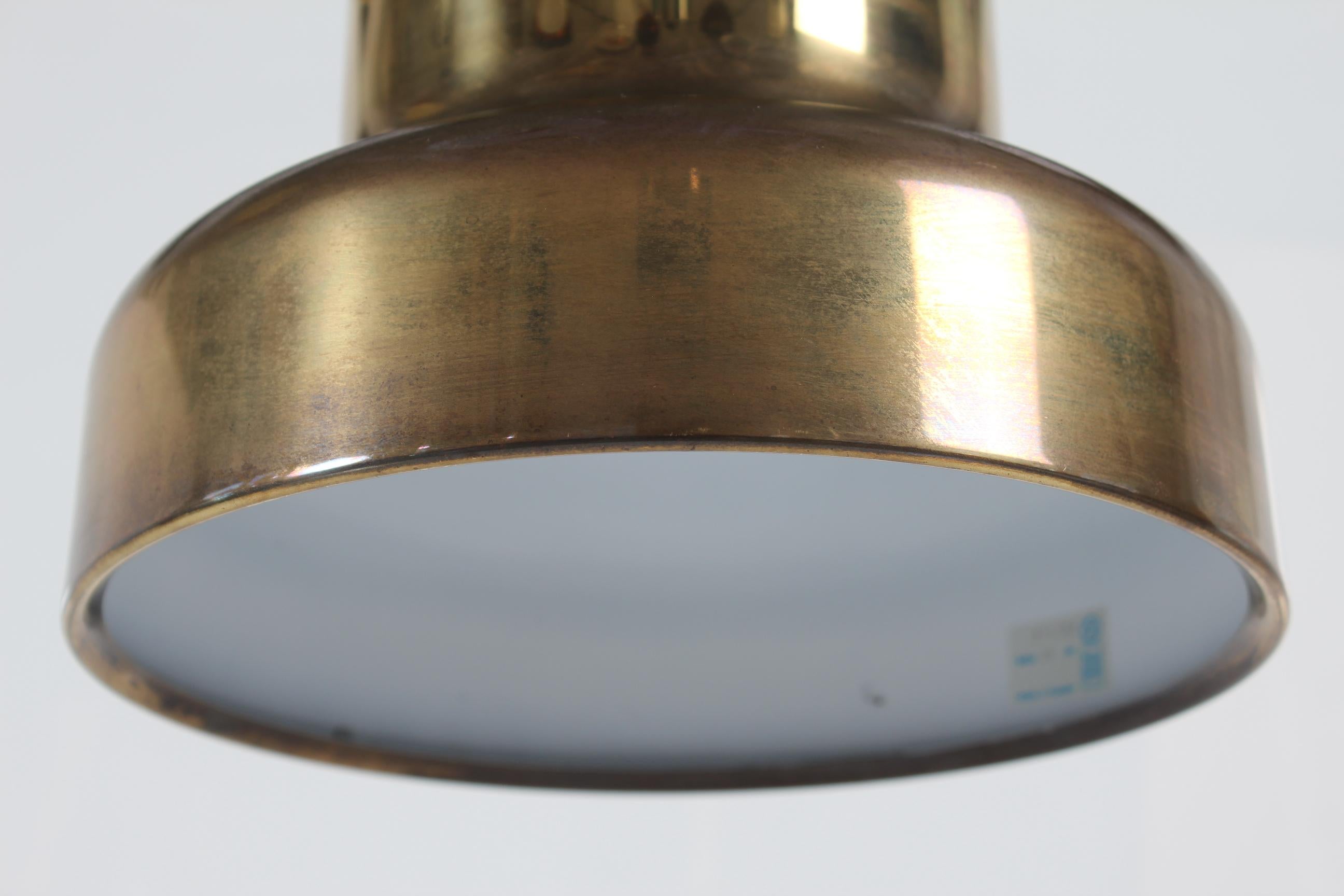 Scandinavian Modern Bumling Pendant by Anders Pehrsson of Brass Made by Ateljé Lyktan, Sweden, 1970s For Sale