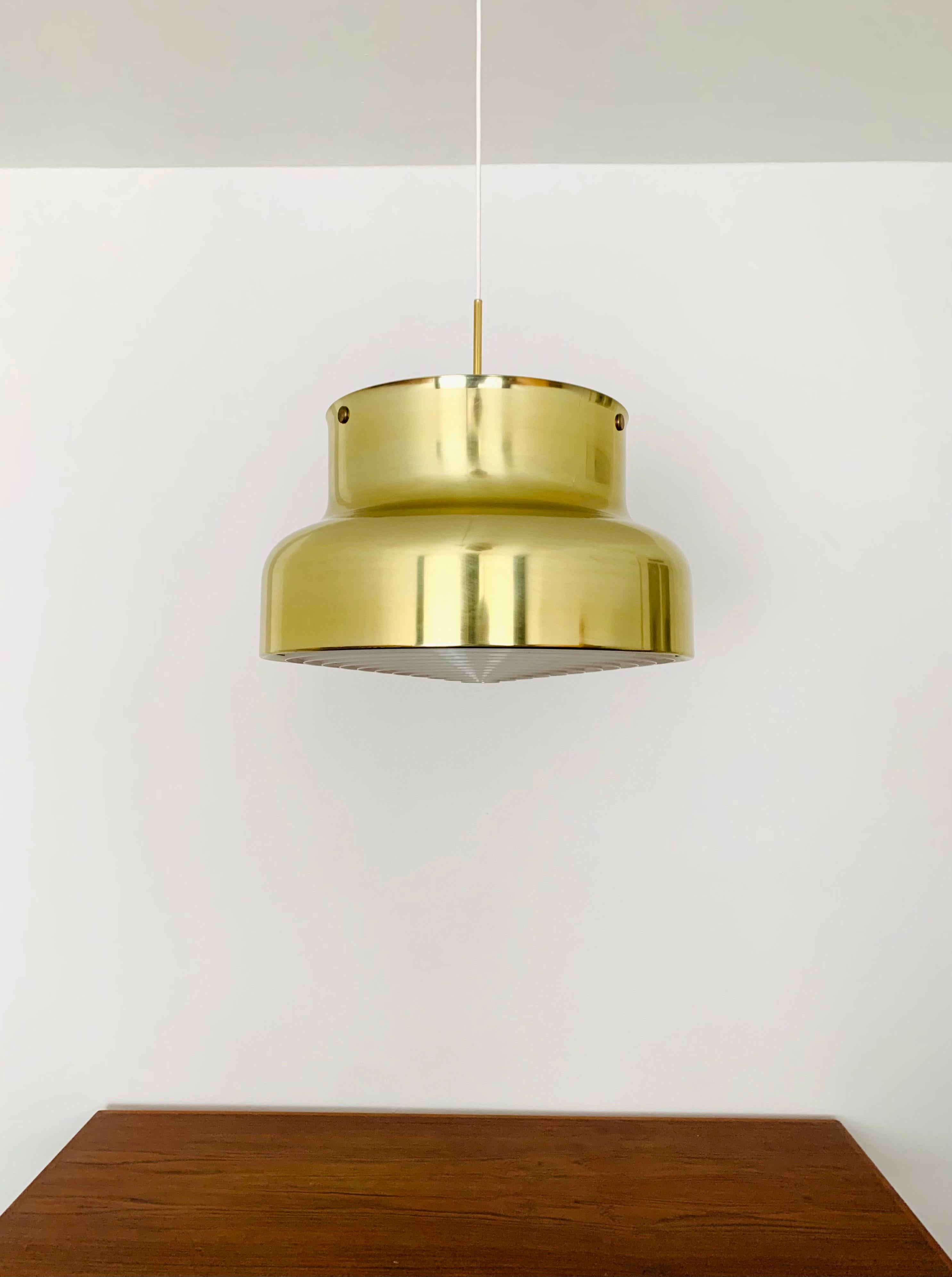 Metal Bumling Pendant Lamp by Anders Pehrson for Ateljé Lyktan For Sale
