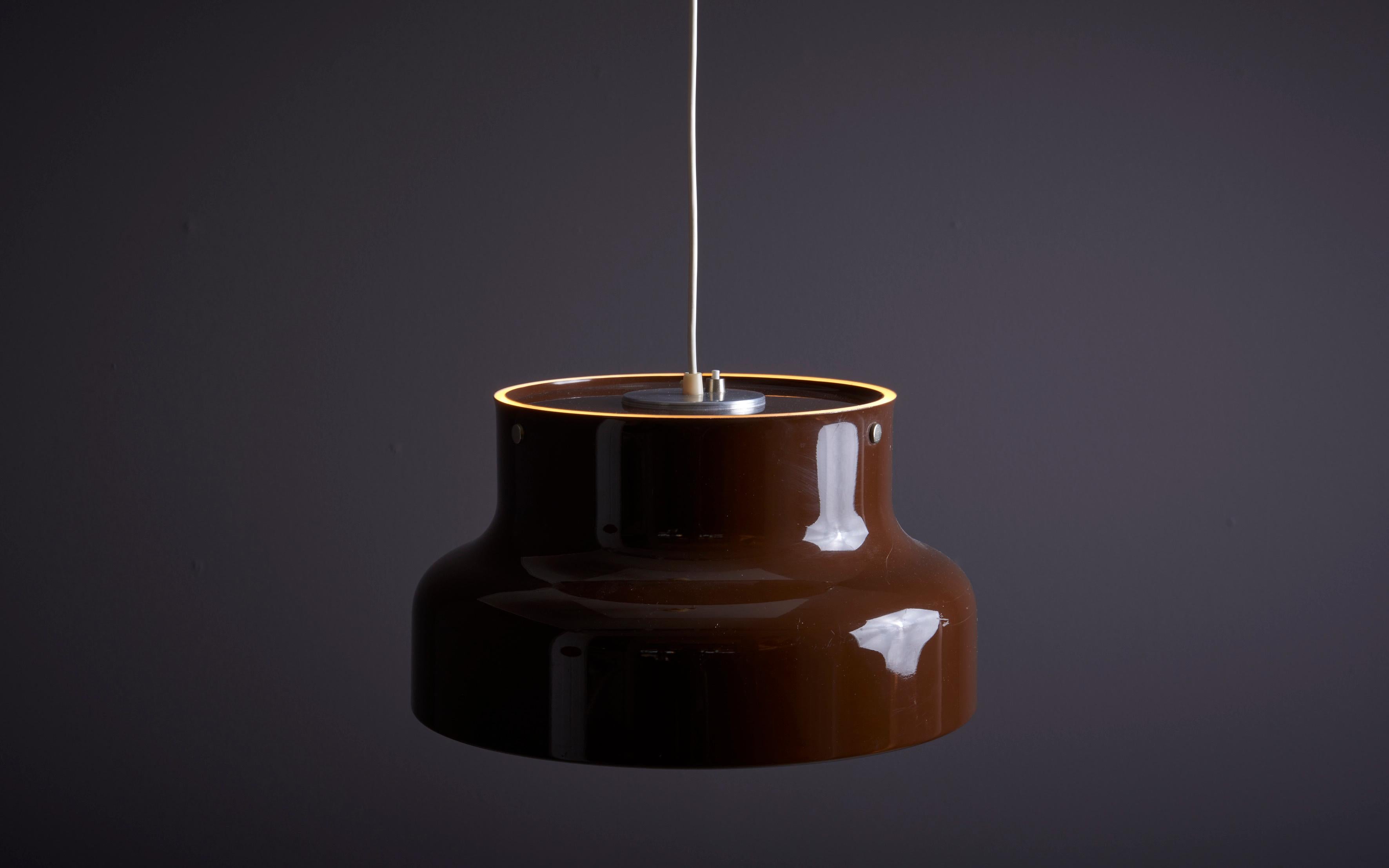 Swedish 'Bumling' Pendant Lamp by Anders Pehrson for Ateljé Lyktan, Sweden 1968 For Sale