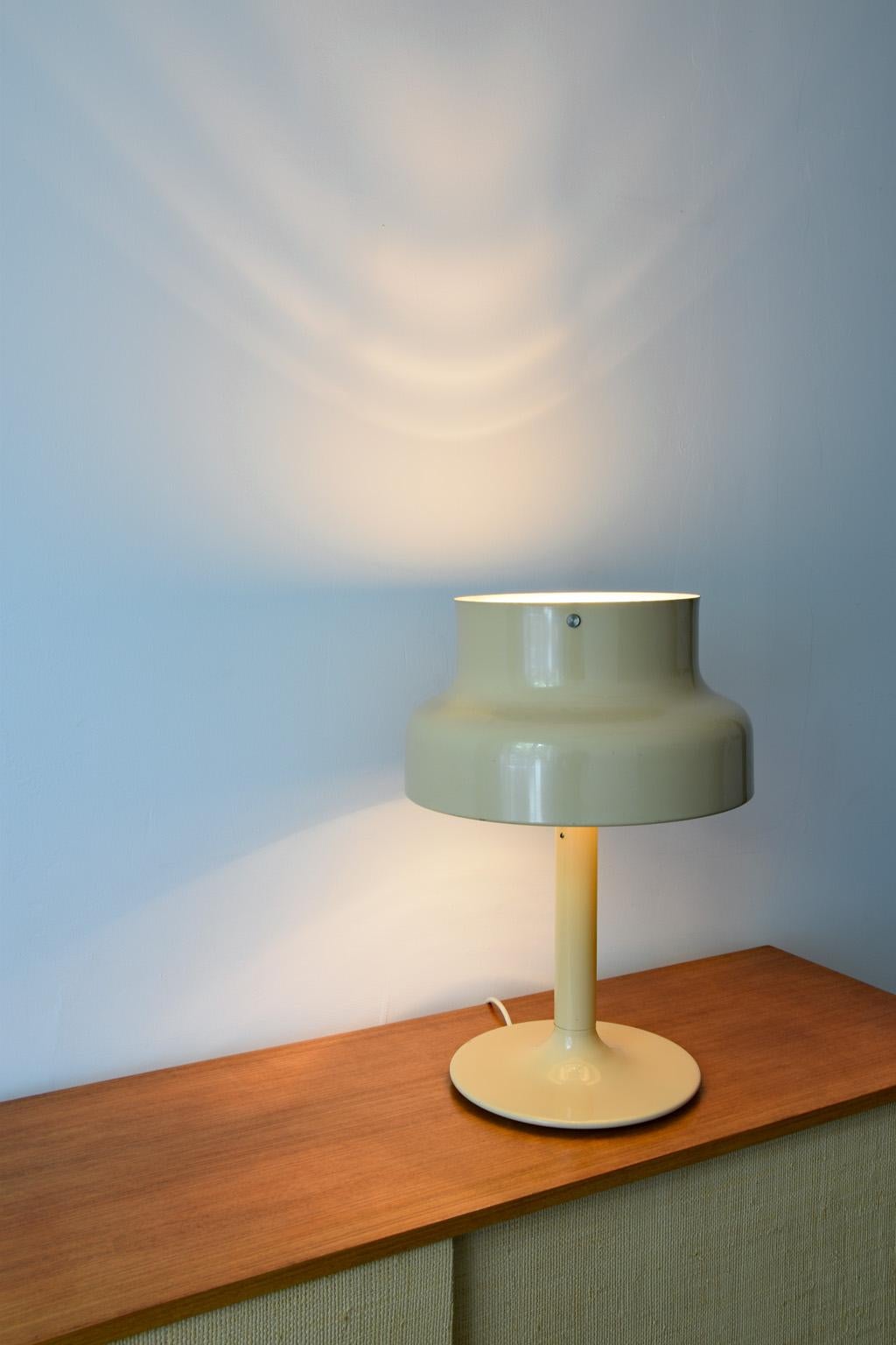 Bumling Table Lamp by Anders Pehrson for Atelje Lyktan, Sweden Beige, 1970s For Sale 4