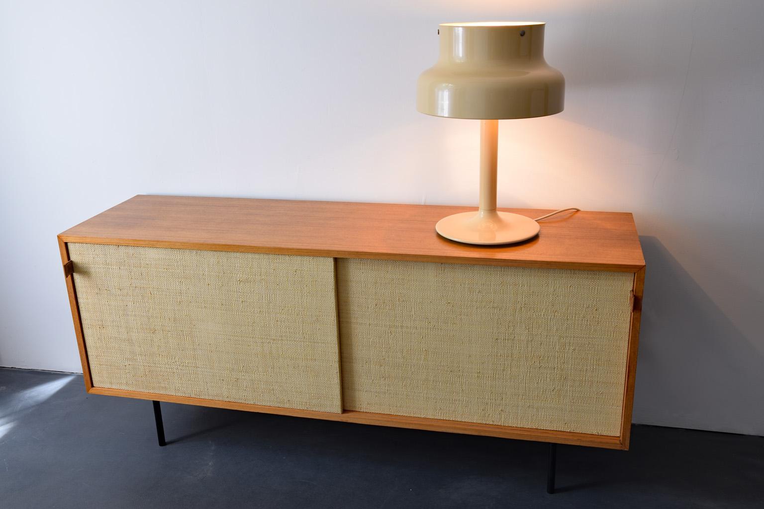 Swedish Bumling Table Lamp by Anders Pehrson for Atelje Lyktan, Sweden Beige, 1970s For Sale