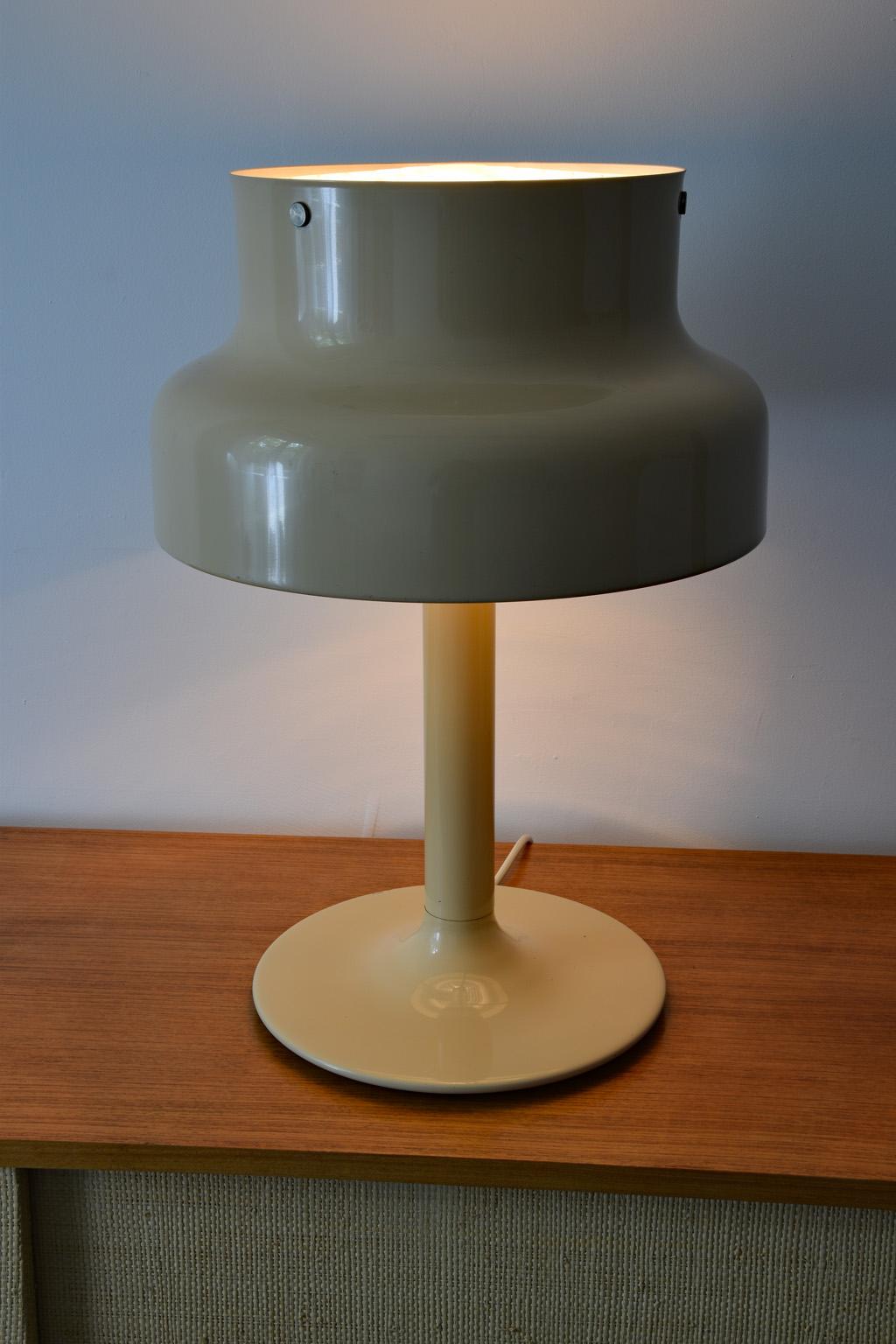 Bumling Table Lamp by Anders Pehrson for Atelje Lyktan, Sweden Beige, 1970s In Good Condition For Sale In Nürnberg, Bavaria