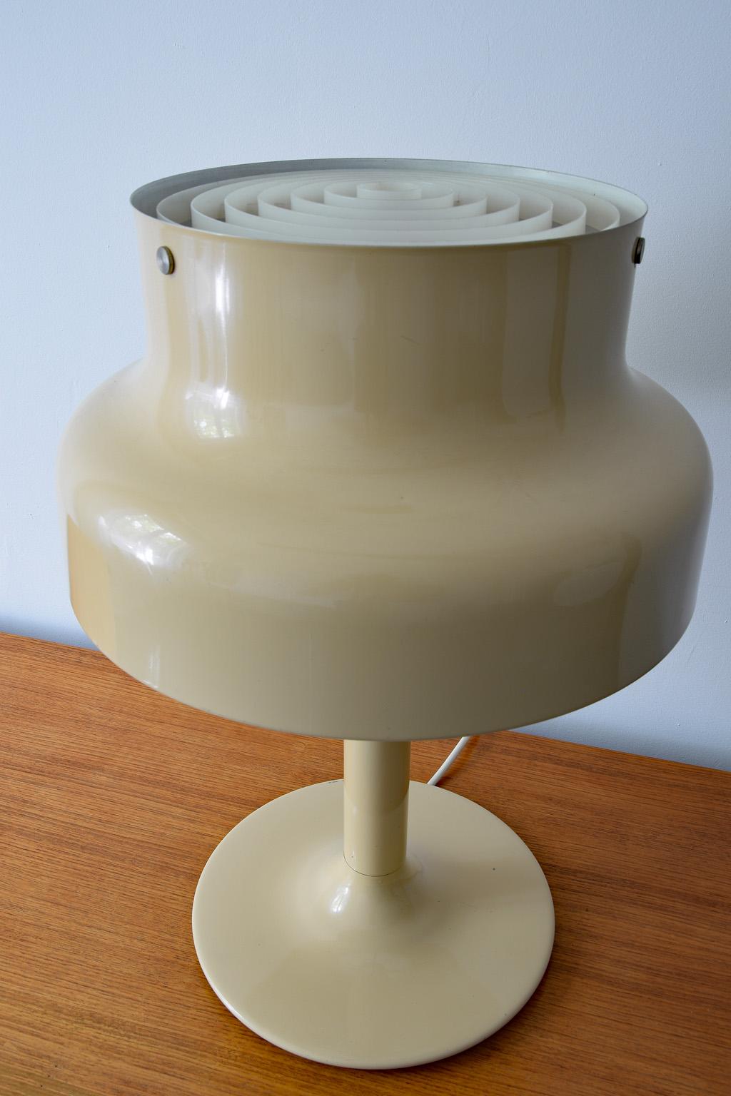 Bumling Table Lamp by Anders Pehrson for Atelje Lyktan, Sweden Beige, 1970s For Sale 1