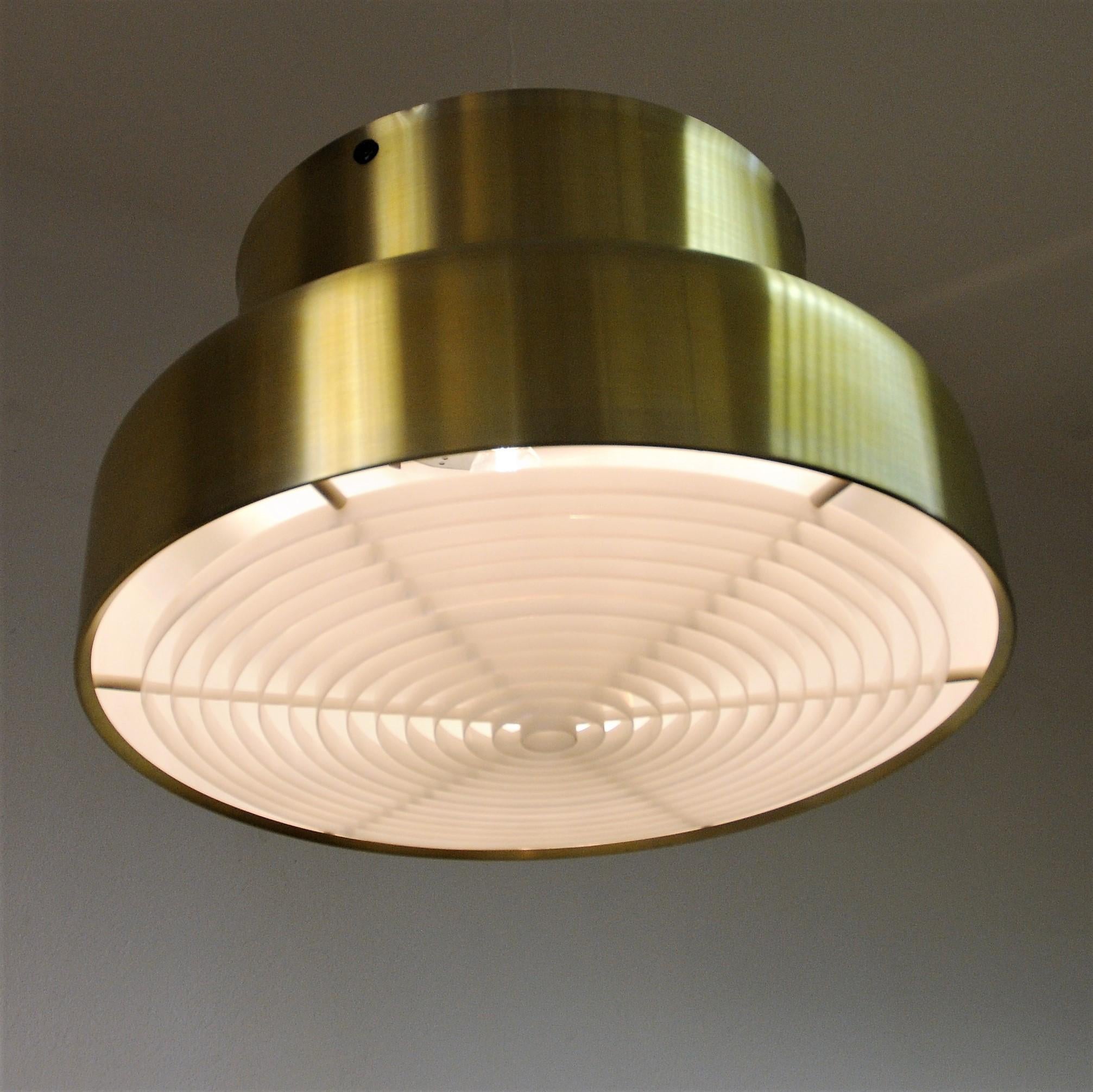 Swedish Bumlingen Ceiling Lamp by Anders Pehrson for Ateljé Lyktan, 1960s