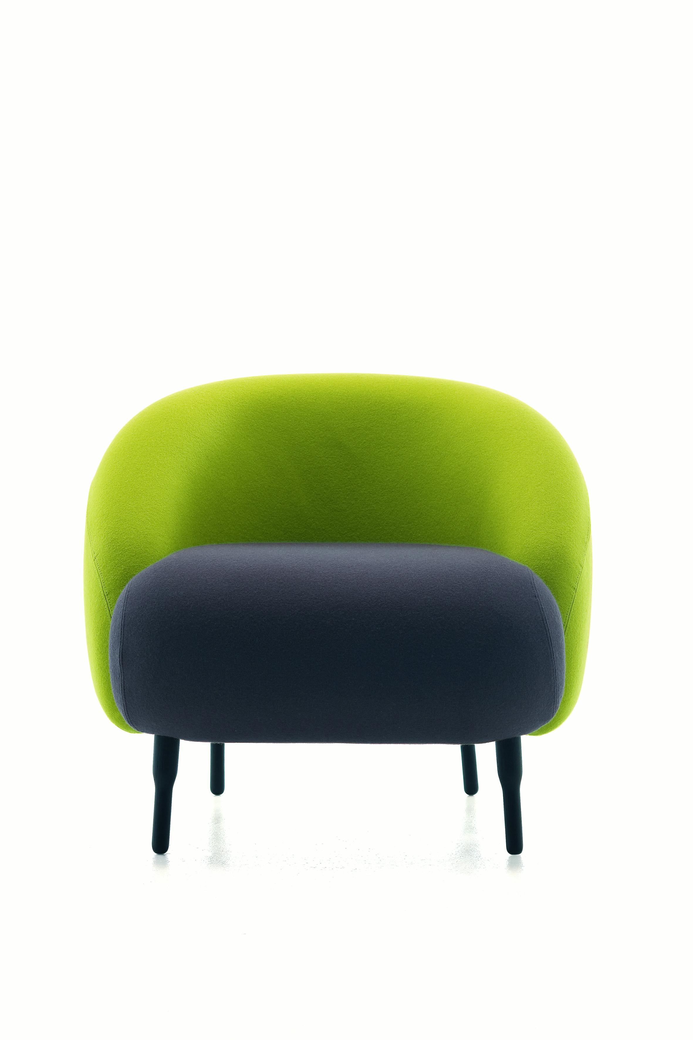 Bump Chair, Sessel aus reiner Wolle, klassisch eng anliegend, von Nigel Coates (Moderne) im Angebot