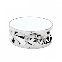 Bumpy Coffee Table Gold or Chrome Finish