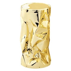 Bumpy Large Stool Gold or Chrome Finish