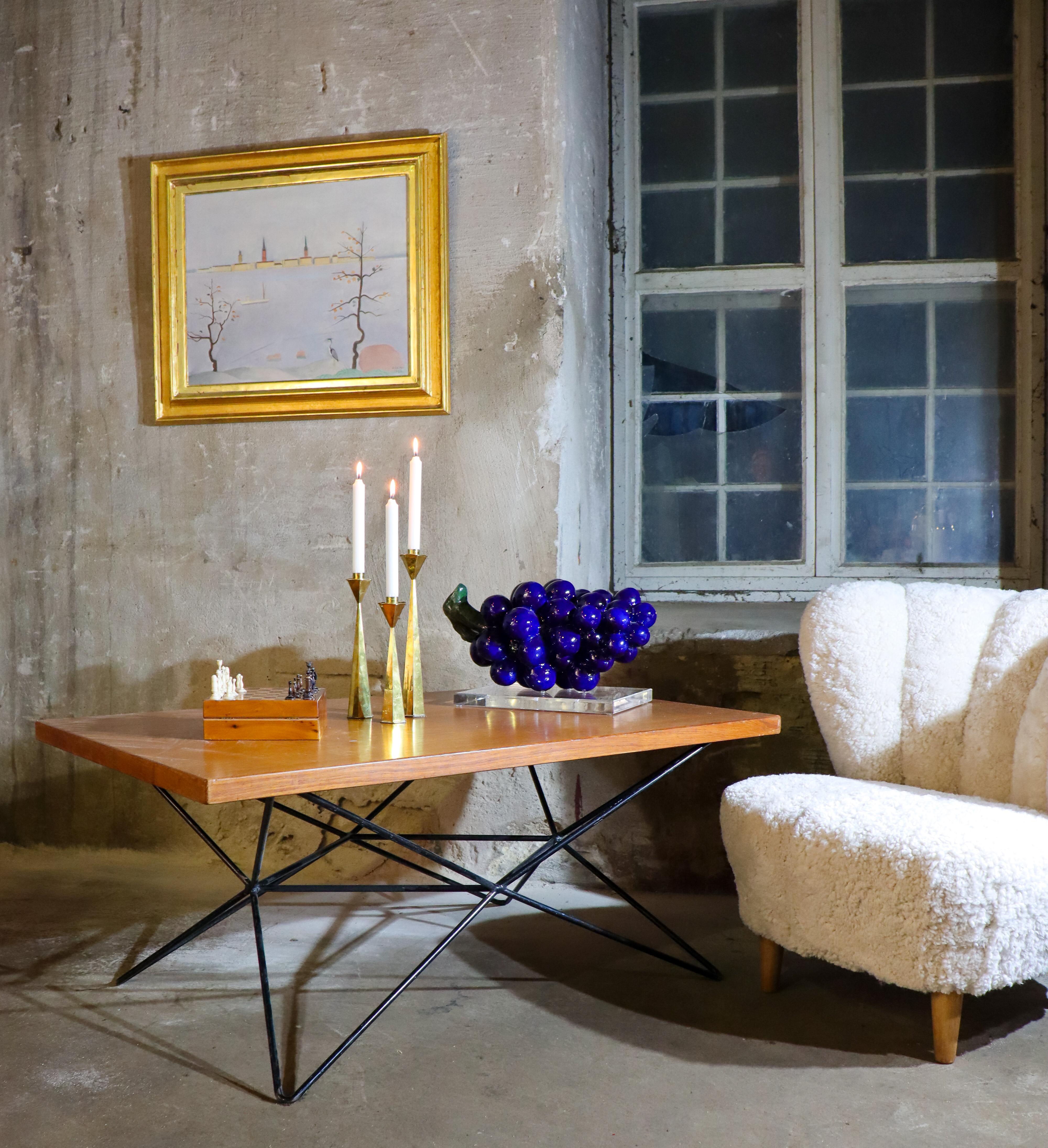 Blaue Weintraube, Keramik von Hans Hedberg, Biot, Frankreich im Angebot 7