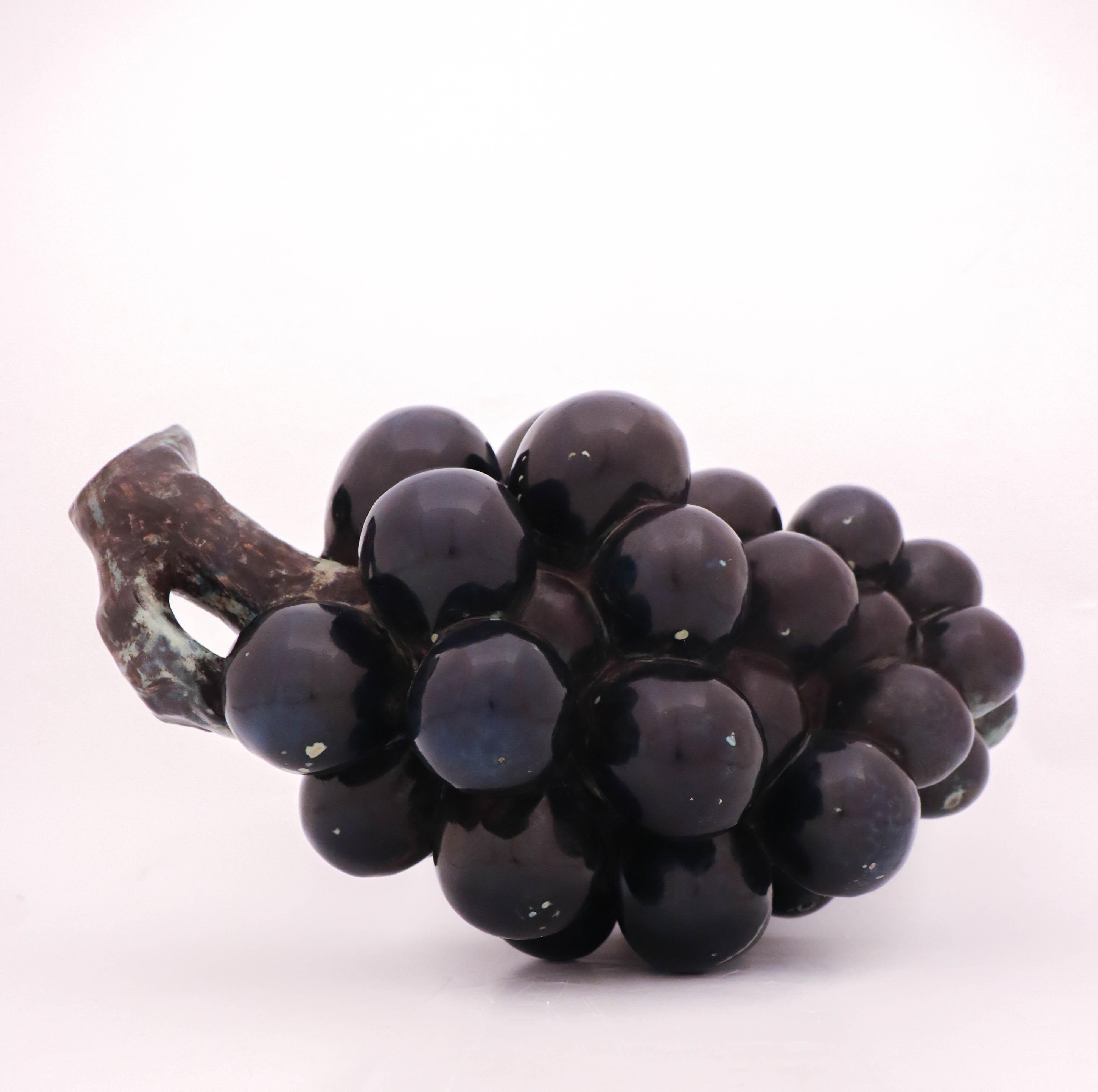 Bunch of Grapes, Ceramics by Hans Hedberg, Biot, France For Sale 2