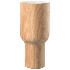 Bunchy Big Vase in Natural Ash by M. Rossello Irvine & M. Casadei