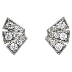 BUNDA 0.30ct Diamonds earstuds, in 18k white gold
