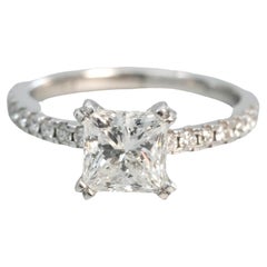 BUNDA 1.61ct Diamond Ring in platinum with 0.24ct diamonds.