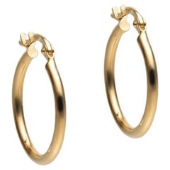 BUNDA Créoles en or jaune 18 carats 1,6 cm