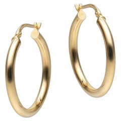 BUNDA, cercles en or jaune 18 carats - 2,1 cm