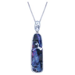 BUNDA 24.21ct Boulder Opal in silver