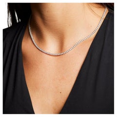 BUNDA 3.46ct Dimaond Necklace 18k white gold