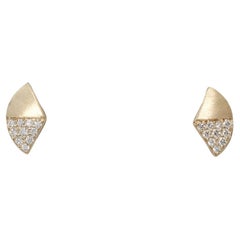 Bunda "Apus" Cuña de diamantes en oro amarillo de 18k - 0,10ct Diamantes F/VS
