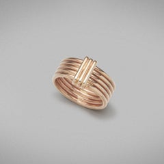 BUNDA 'Bundova' Ring aus 9 Karat Roségold - Größe L 1/2