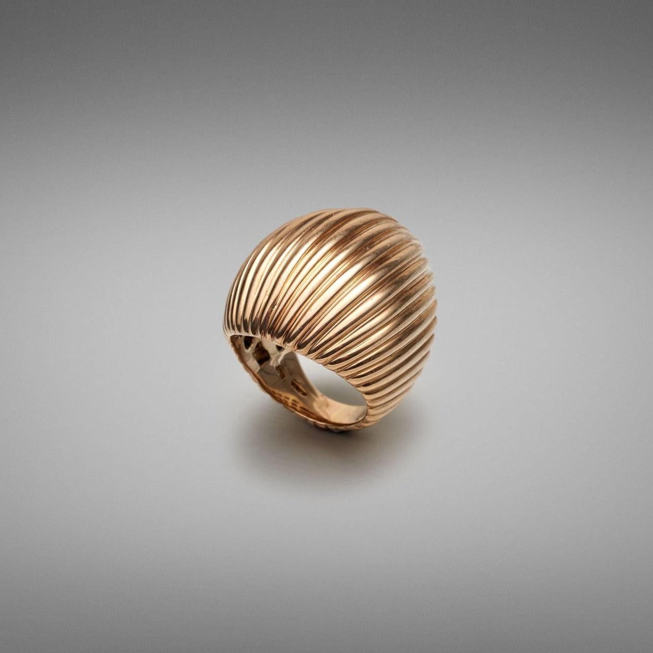 Bunda Bundova 'Bomb' Ring in 9k rose gold - size L For Sale 1
