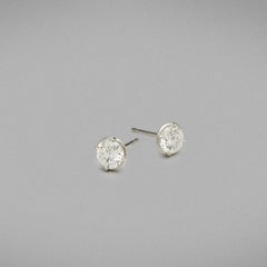 BUNDA Bundova Diamond studs, total weight 1.02cts (F/SI1), in platinum