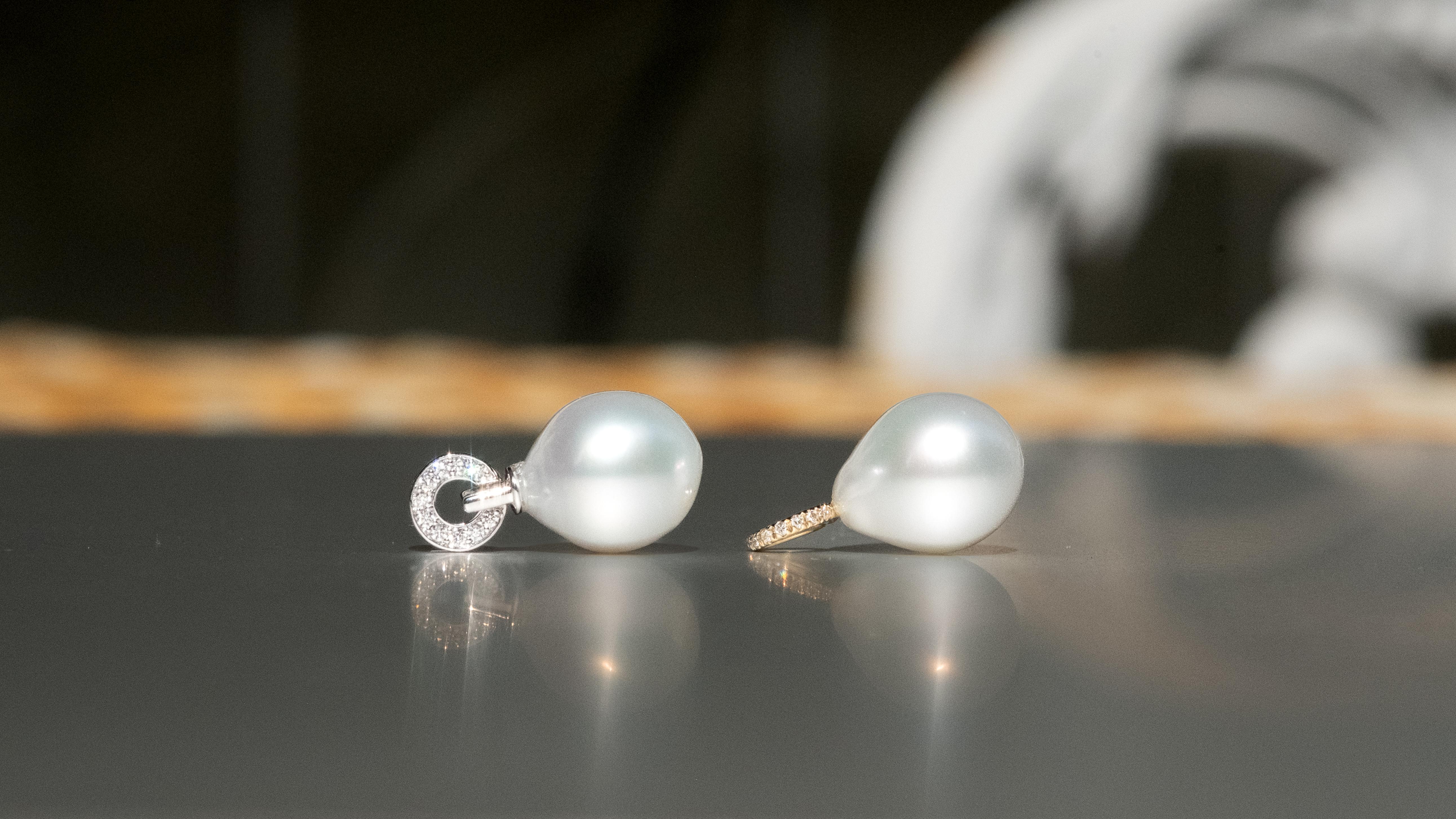 BUNDA Mignon Ciondolo con perle del mare del sud e diamanti In condizioni Nuovo in vendita a SYDNEY, AU